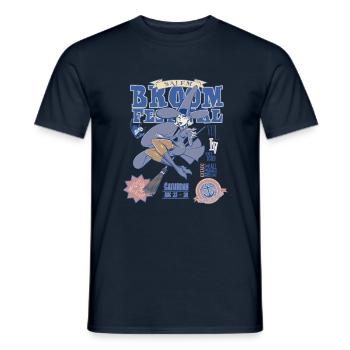 Salem Broom Festival - Männer T-Shirt - Navy - Vorne - AI Model Male 178 light (178cm)