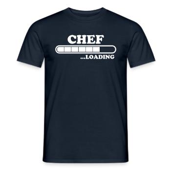 Chef Spruch Beruf Kollegen Lustiges Chef Geschenk - Männer T-Shirt - Navy - Vorne - AI Model Male 178 light (178cm)