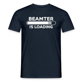 Beamter Spruch Verbeamtung Büro Beamten Geschenk - Männer T-Shirt - Navy - Vorne - AI Model Male 178 light (178cm)