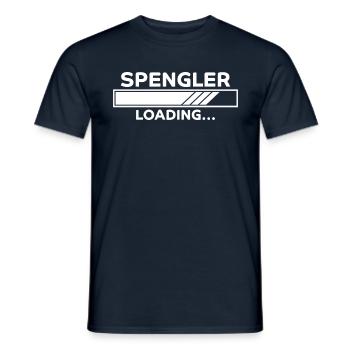 Spengler Spruch Beruf Lustiges Spengler Geschenk - Männer T-Shirt - Navy - Vorne - AI Model Male 178 light (178cm)