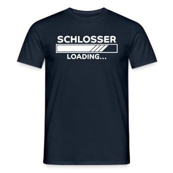 Schlosser Spruch Beruf Lustiges Schlosser Geschenk - Männer T-Shirt - Navy - Vorne - AI Model Male 178 light (178cm)