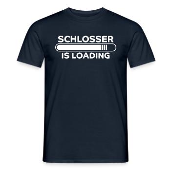 Schlosser Spruch Beruf Lustiges Schlosser Geschenk - Männer T-Shirt - Navy - Vorne - AI Model Male 178 light (178cm)