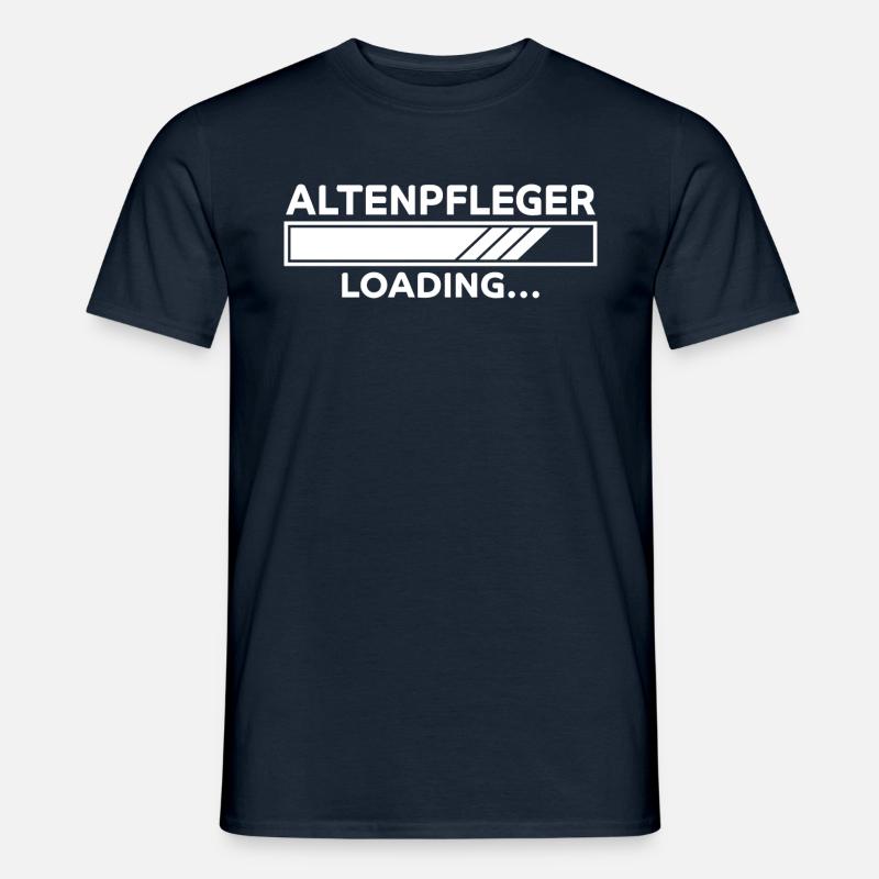 Altenpfleger Spruch Lustiges Altenpfleger Geschenk - Männer T-Shirt - Navy