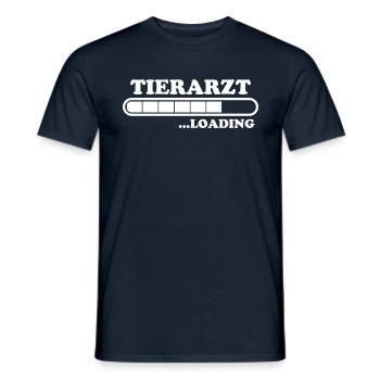 Tierarzt Spruch Beruf Lustiges Tierarzt Geschenk - Männer T-Shirt - Navy - Vorne - AI Model Male 178 light (178cm)