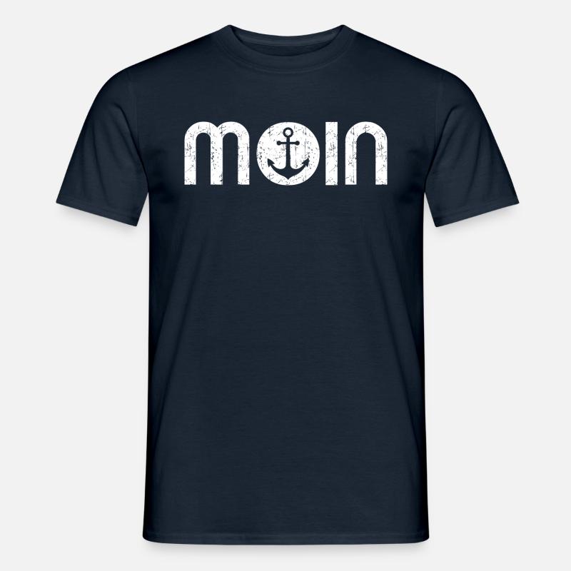 Moin - Männer T-Shirt - Navy