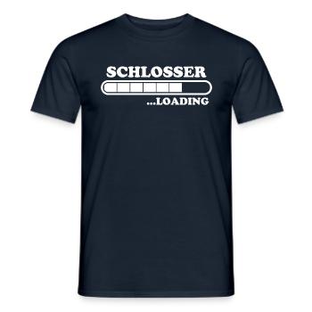 Schlosser Spruch Beruf Lustiges Schlosser Geschenk - Männer T-Shirt - Navy - Vorne - AI Model Male 178 light (178cm)