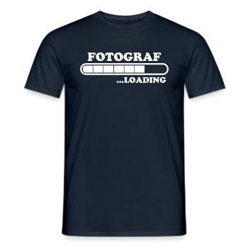Fotograf Spruch Foto Lustiges Fotograf Geschenk - Männer T-Shirt - Navy - Vorne - AI Model Male 178 light (178cm)