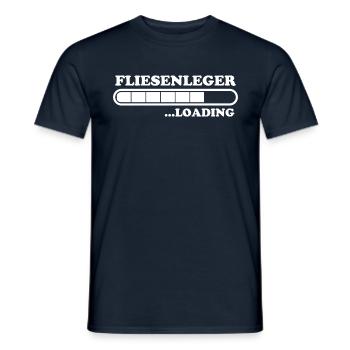 Fliesenleger Spruch Lustiges Fliesenleger Geschenk - Männer T-Shirt - Navy - Vorne - AI Model Male 178 light (178cm)