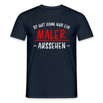 Maler Lustiger Spruch Meister Lackierer Geschenk - Männer T-Shirt - Navy - Vorne - AI Model Male 178 light (178cm)