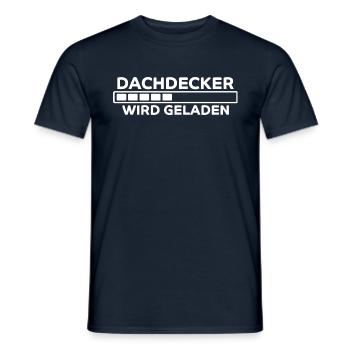 Dachdecker Spruch Job Lustiges Dachdecker Geschenk - Männer T-Shirt - Navy - Vorne - AI Model Male 178 light (178cm)