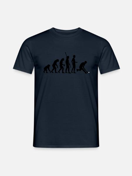evolution_herren_hockey_2c - Men's T-Shirt - navy