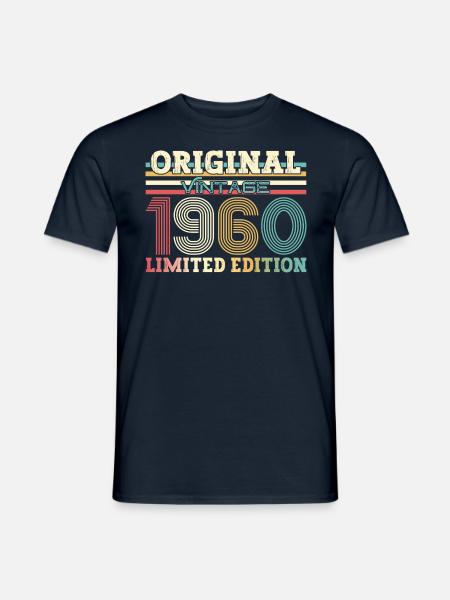 Original 1960 Millésime 1960 64e anniversaire 1960 - T-shirt homme - marine