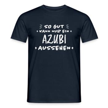 Azubi Witz Spruch Lehrling Auszubildende Geschenk - Männer T-Shirt - Navy - Vorne - AI Model Male 178 light (178cm)