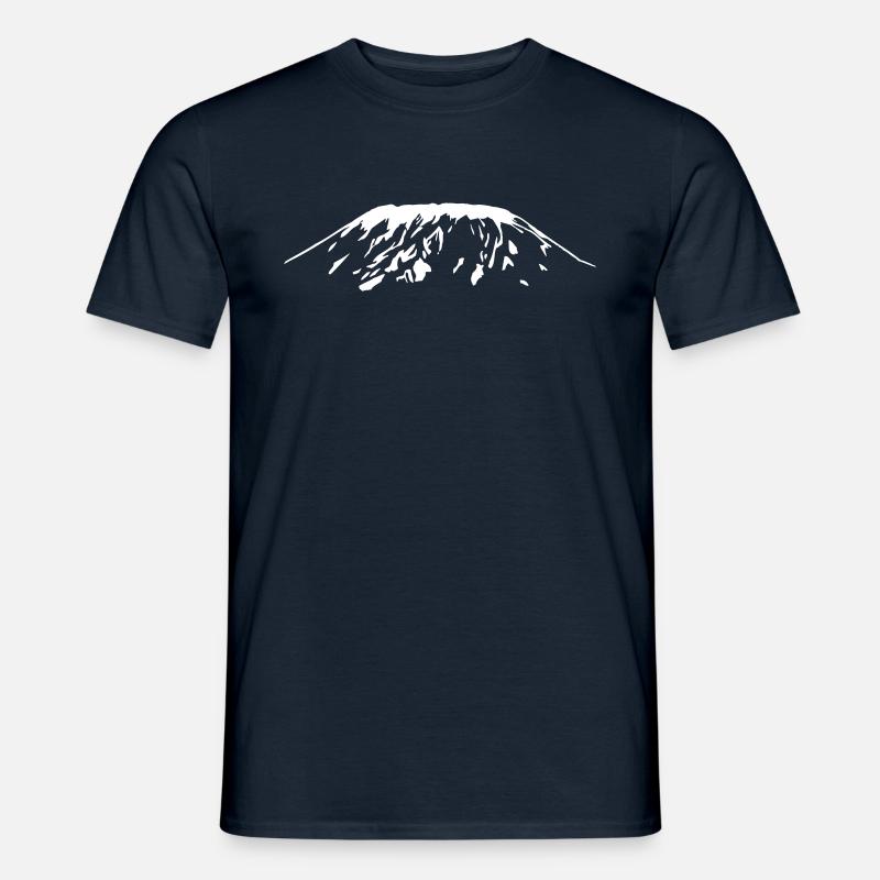 Kilimandscharo - Männer T-Shirt - Navy
