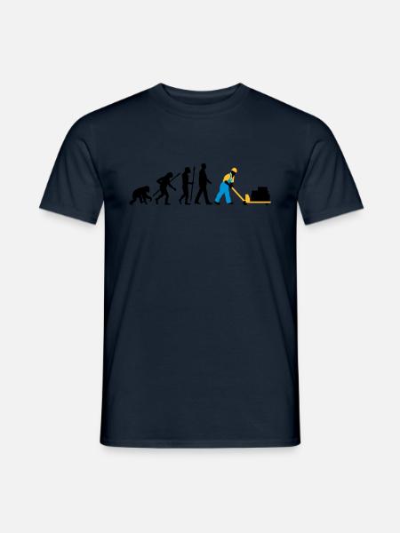 evolution_lagerist_hubwagen_09_201603_3c - Männer T-Shirt - Navy