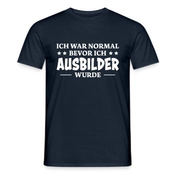 Ausbilder Spruch Beruf Lustiges Ausbilder Geschenk - Männer T-Shirt - Navy - Vorne - AI Model Male 178 light (178cm)