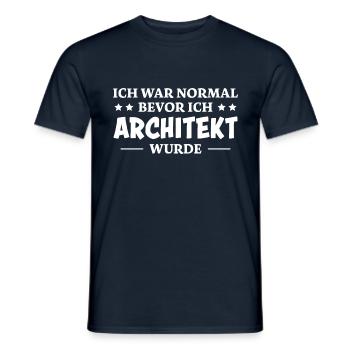 Architekt Spruch Architektur Architekt Geschenk - Männer T-Shirt - Navy - Vorne - AI Model Male 178 light (178cm)