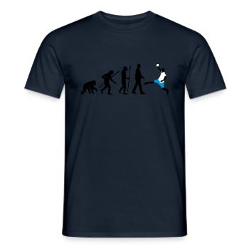 evolution_handball_102012_a_3c - T-shirt homme - marine - Devant - AI Model Male 178 light (178cm)