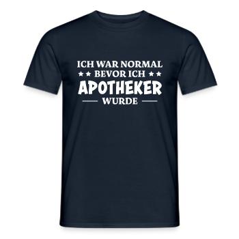 Apotheker Spruch Beruf Lustiges Apotheker Geschenk - Männer T-Shirt - Navy - Vorne - AI Model Male 178 light (178cm)