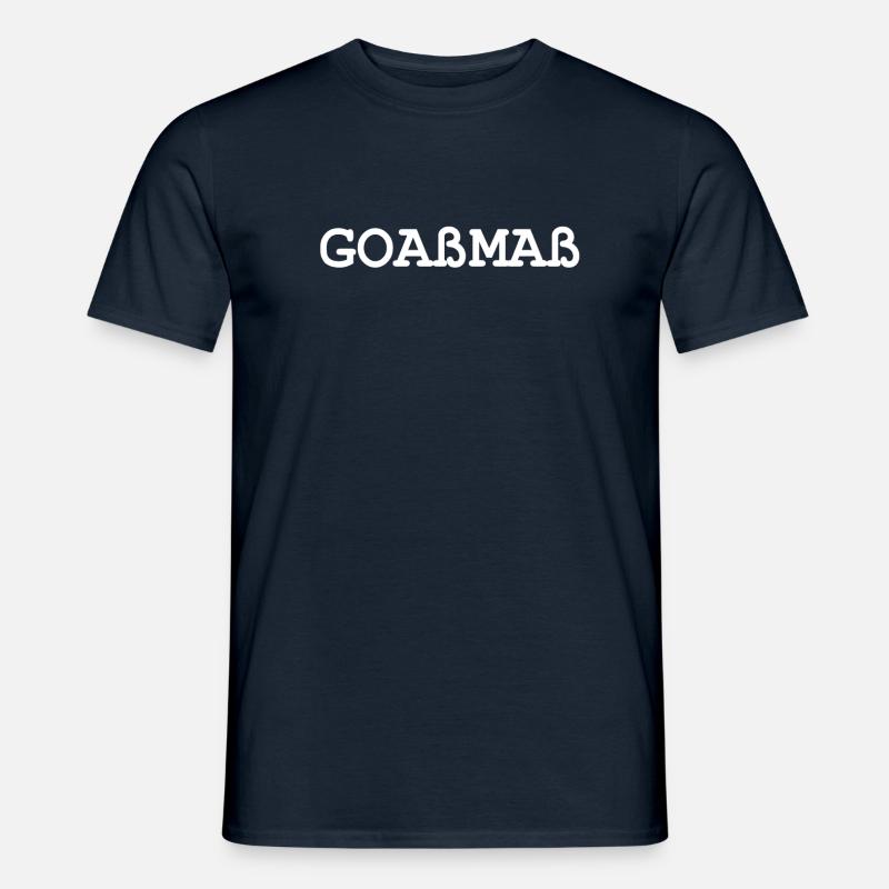 Goaßmaß - Männer T-Shirt - Navy