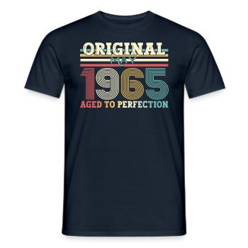 Original mai 1965 Vintage 1965 anniversaire 1965 - T-shirt homme - marine - Devant - AI Model Male 178 light (178cm)