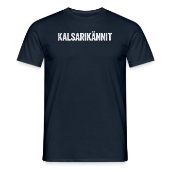 Kalsarikännit Bier Chillen zu Hause in Unterhose - Männer T-Shirt - Navy - Vorne - AI Model Male 178 light (178cm)