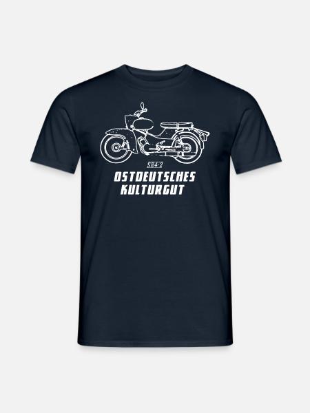 Simson Star SR4-2 - DDR Ostalgie Kultmoped - Männer T-Shirt - Navy