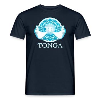 Tonga Mantarochen - Männer T-Shirt - Navy - Vorne - AI Model Male 178 light (178cm)