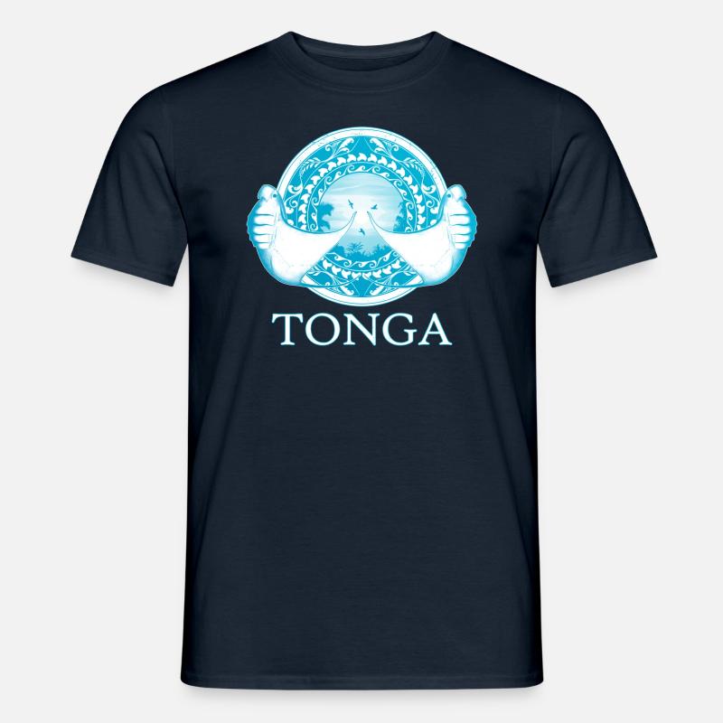 Tonga Mantarochen - Männer T-Shirt - Navy