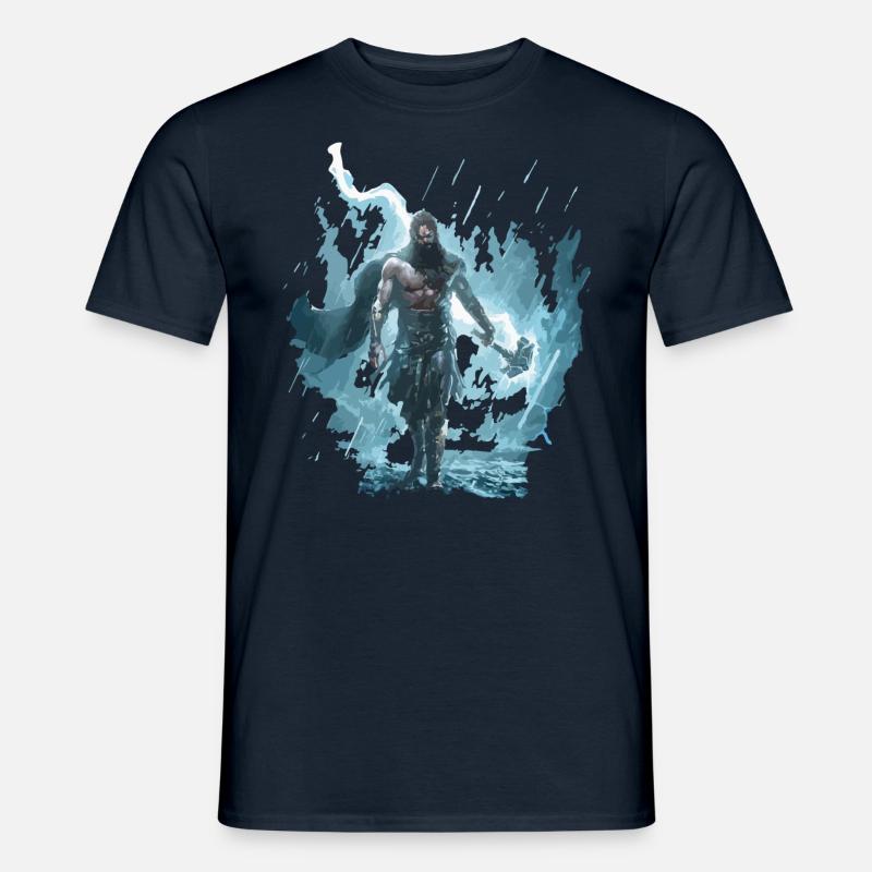 Viking Thor - Männer T-Shirt - Navy