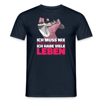 Lustiges Gaming Motiv - Perfektes Geschenk - Männer T-Shirt - Navy - Vorne - AI Model Male 178 light (178cm)