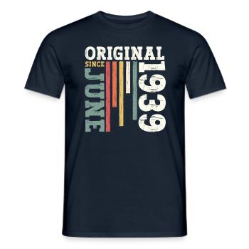 Legend June 1939 Born 1939 Birthday 1939 - Men's T-Shirt - navy - Front - AI Model Male 178 light (178cm)