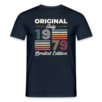 45th Birthday Original 1979 Vintage 1979 - Men's T-Shirt - navy - Front - AI Model Male 178 light (178cm)