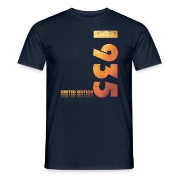 90ème Anniversaire Homme Légende 1935 Millésime 1935 - T-shirt homme - marine - Devant - AI Model Male 178 light (178cm)