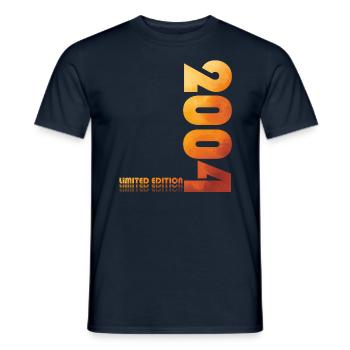 20ème Anniversaire Original 2004 Millésime 2004 - T-shirt homme - marine - Devant - AI Model Male 178 light (178cm)