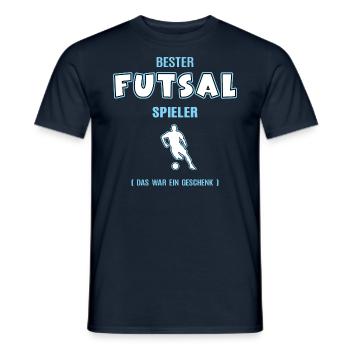 Bester Futsal Spieler Futsaler Futsalspieler - Männer T-Shirt - Navy - Vorne - AI Model Male 178 light (178cm)