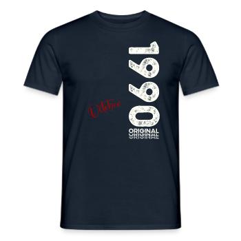 34th Birthday Legend October 1990 Volume 90 - Men's T-Shirt - navy - Front - AI Model Male 178 light (178cm)