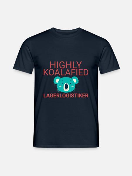 Lagerlogistiker Koalafied - Männer T-Shirt - Navy