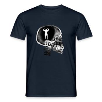 Amateur Bodybuilding Gift Humor Passion - Men's T-Shirt - navy - Front - AI Model Male 178 light (178cm)