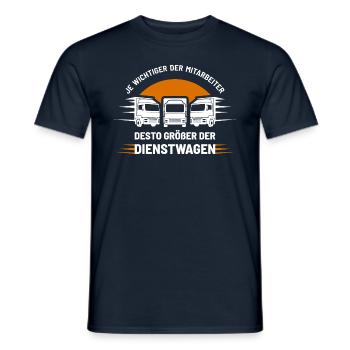 LKW Fahrer Trucker Fernfahrer Lustiger Spruch - Männer T-Shirt - Navy - Vorne - AI Model Male 178 light (178cm)