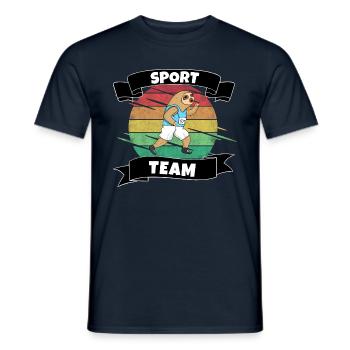 Sport - Men's T-Shirt - navy - Front - AI Model Male 178 light (178cm)