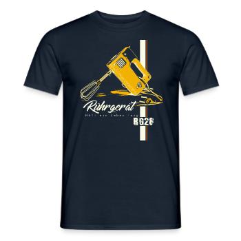 Rührgerät RG28 Kult Mixer der DDR Retro Ostalgie - Männer T-Shirt - Navy - Vorne - AI Model Male 178 light (178cm)