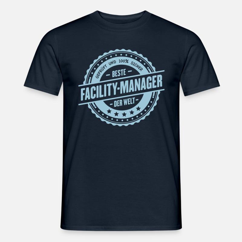 Bester Facility-Manager - Männer T-Shirt - Navy