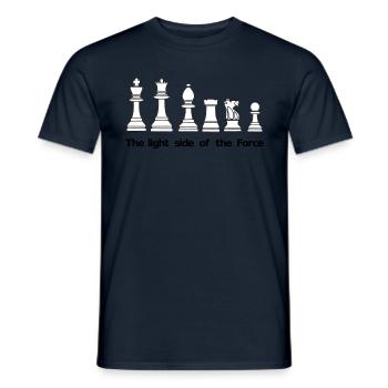 The Light Side of the Force - Men's T-Shirt - navy - Front - AI Model Male 178 light (178cm)