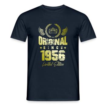 1956 limited edition - Men's T-Shirt - navy - Front - AI Model Male 178 light (178cm)