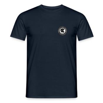 Trojan Skinhead graphique - Reggae, Roots & Ska - T-shirt homme - marine - Devant - AI Model Male 178 light (178cm)