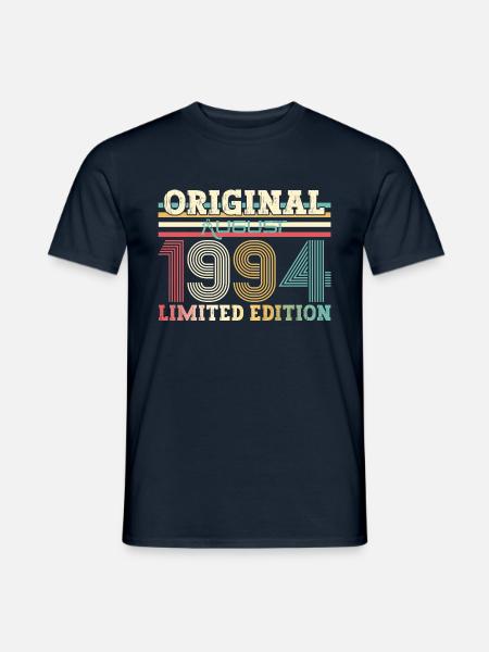 30. Geburtstag Original August 1994 Jahrgang 1994 - Männer T-Shirt - Navy