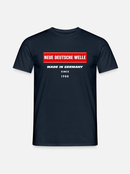 Neue Deutsche Welle 80er Retro Vintage T-Shirt - Männer T-Shirt - Navy