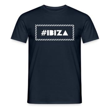 #IBIZA - Men's T-Shirt - navy - Front - AI Model Male 178 light (178cm)