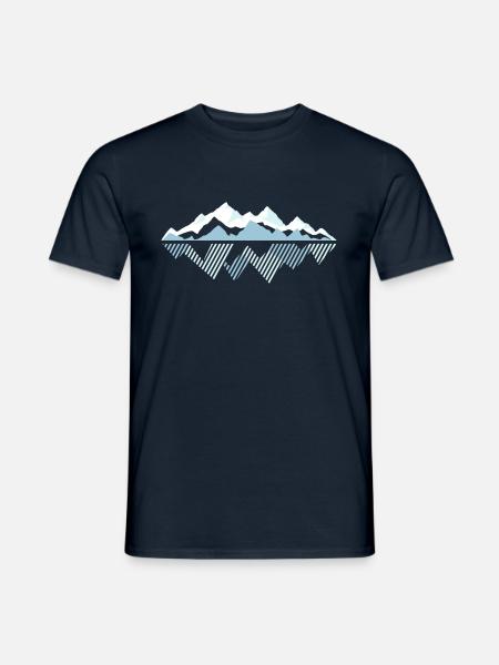 Tauern - Männer T-Shirt - Navy